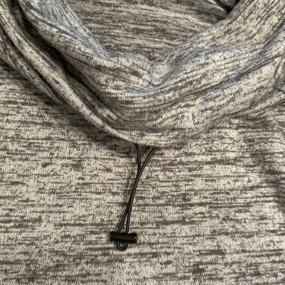 Soft Surroundings heathered gray cowl neck top size small - Picture 2 of 6